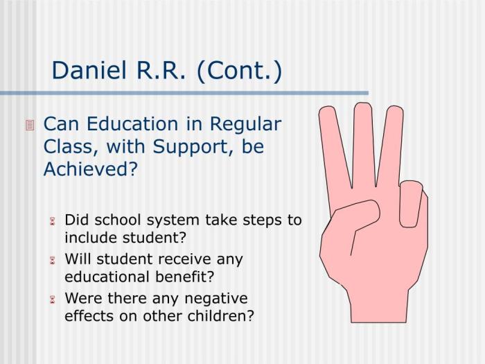 Daniel r r vs state board of education