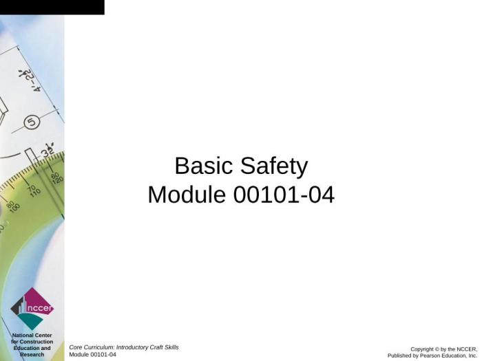 Module 00101 15 exam basic safety answer key