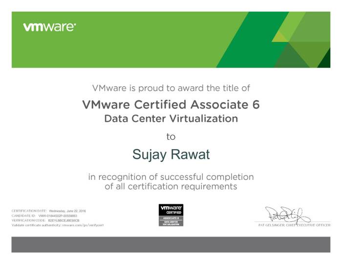 Cert prep: vmware certified associate vca-dbt free